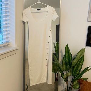 White sexy summer dress